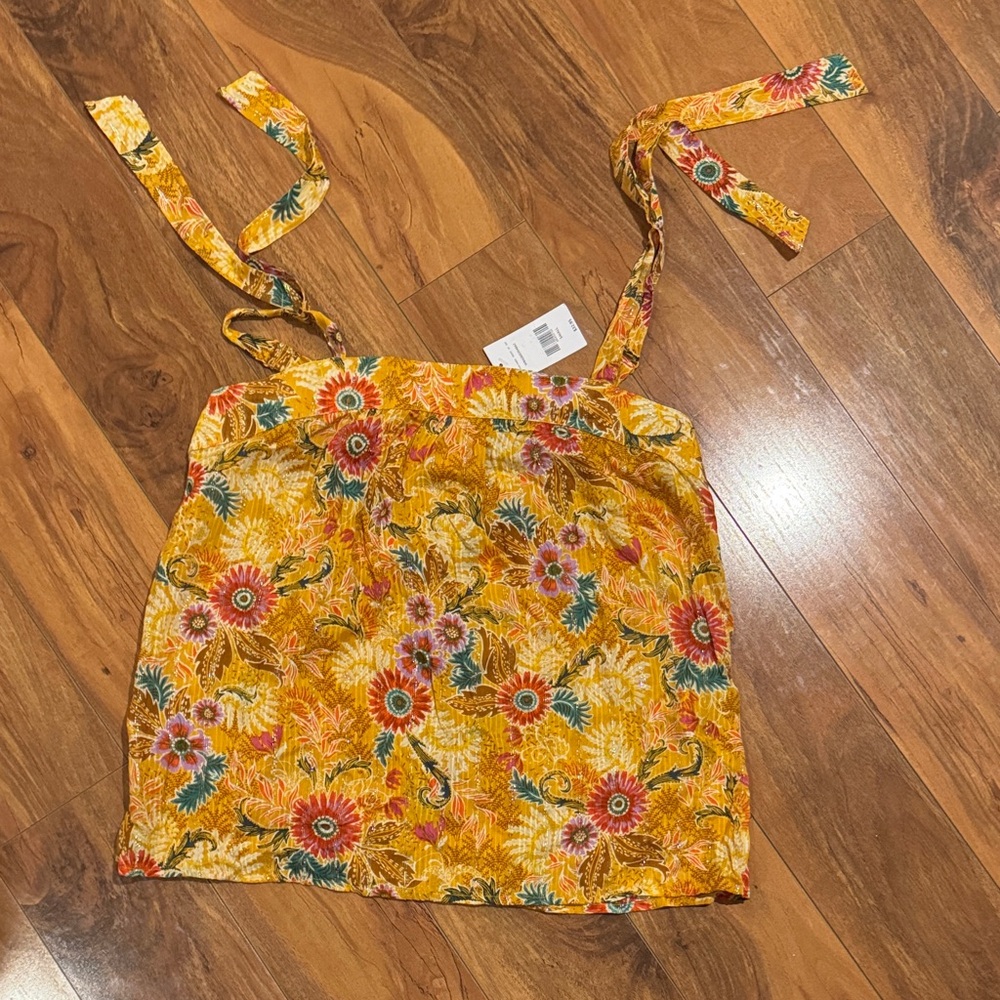 Willow Yellow Floral Camisole Top